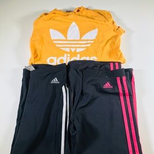 Adidas Sweatpants Bundle Lot Of 3 Women’s Small